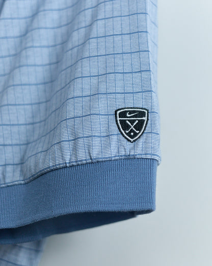 Early 00s Nike Golf Tiger Woods Light Blue Pattern Polo, NWT (XL)