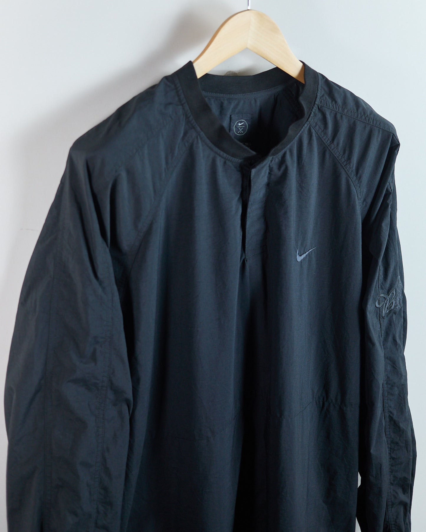 Early 00s Nike Golf Black Windbreaker, Butch Harman (XL)