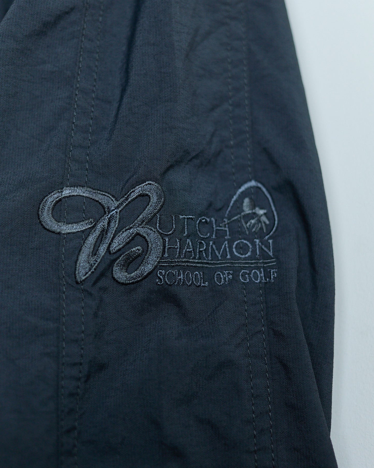 Early 00s Nike Golf Black Windbreaker, Butch Harman (XL)