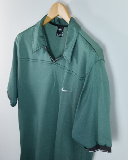 90s Nike Golf Tiger Woods Yin Yang V Neck Polo (XL)