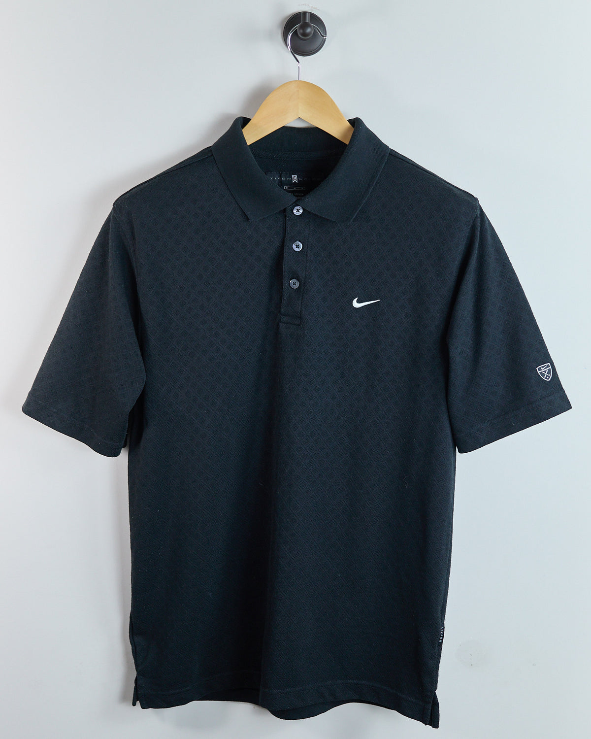 90s Nike Golf Black Polo Special Weave (M)