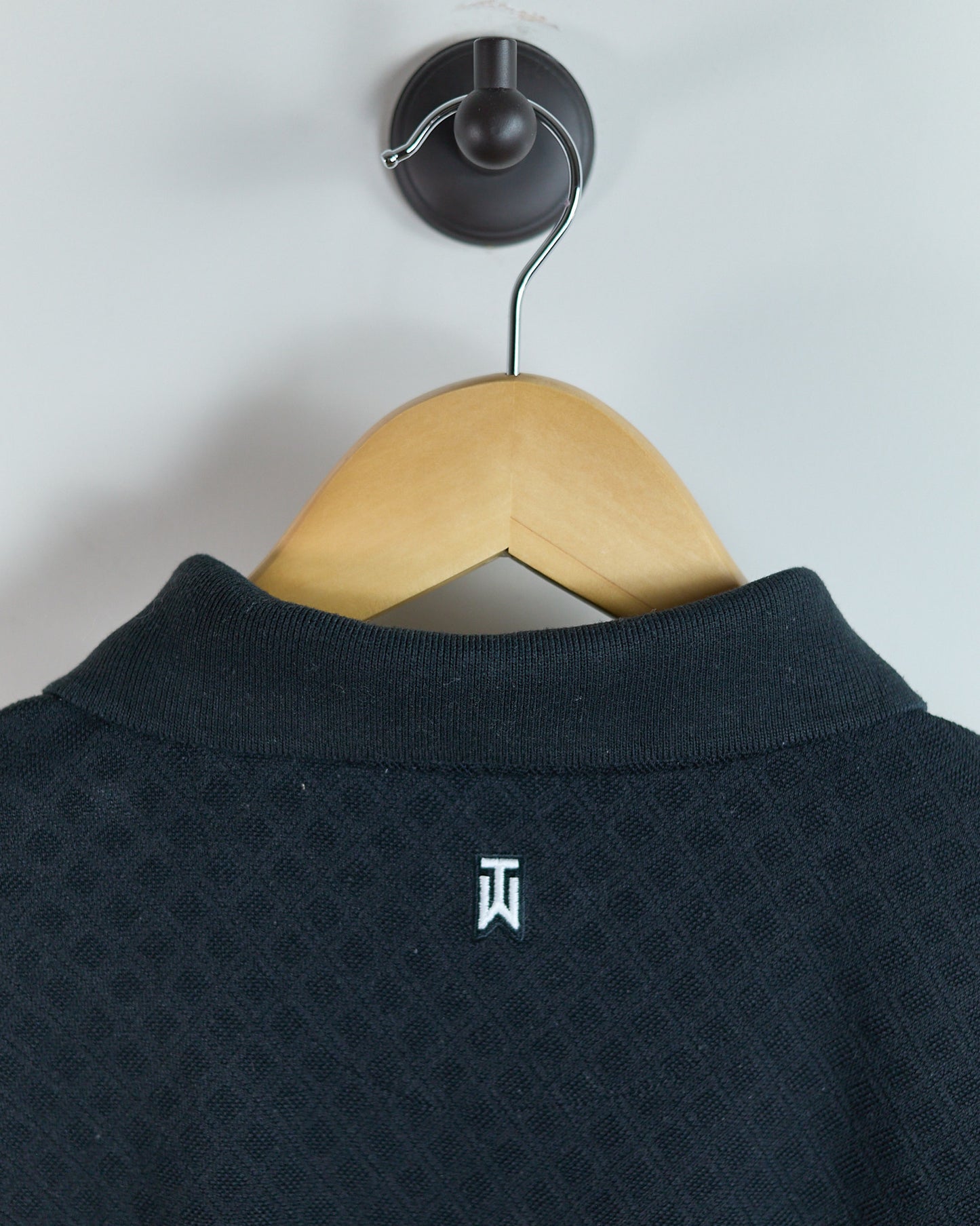 90s Nike Golf Tiger Woods Black Polo (M)