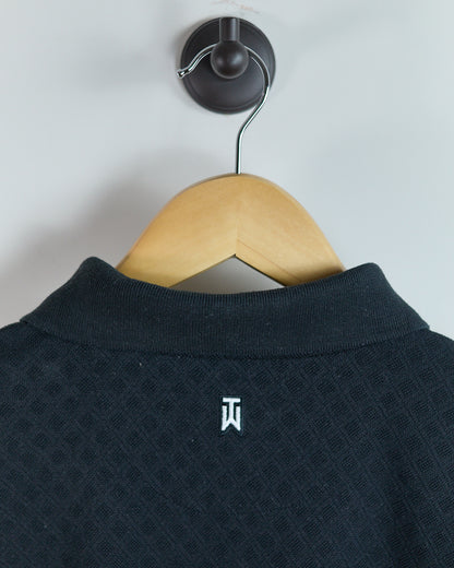 90s Nike Golf Tiger Woods Black Polo (M)