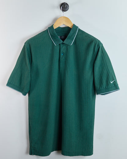 90s Nike Golf Dark Masters Green Polo (M)