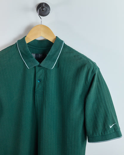 90s Nike Golf Dark Masters Green Polo (M)