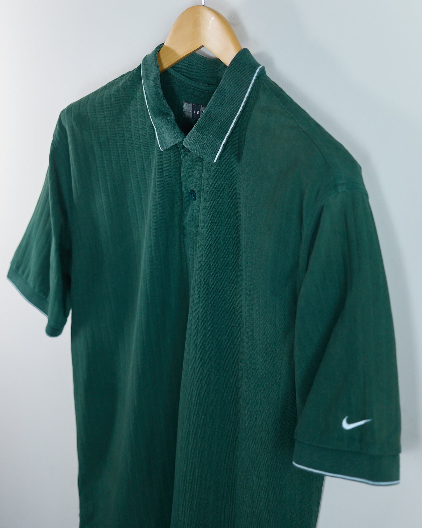 90s Nike Golf Dark Masters Green Polo (M)