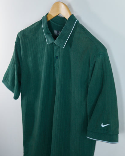 90s Nike Golf Dark Masters Green Polo (M)