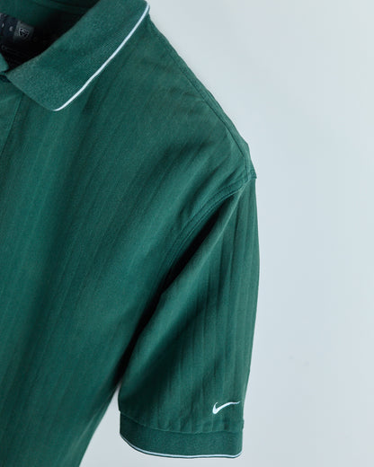 90s Nike Golf Dark Masters Green Polo (M)