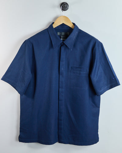 80s to early 90s Nike Golf Blue Polo Shirt (L)
