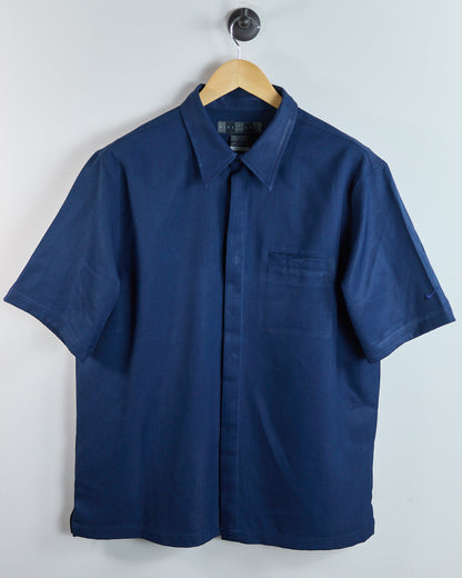 80s to early 90s Nike Golf Blue Polo Shirt (L)