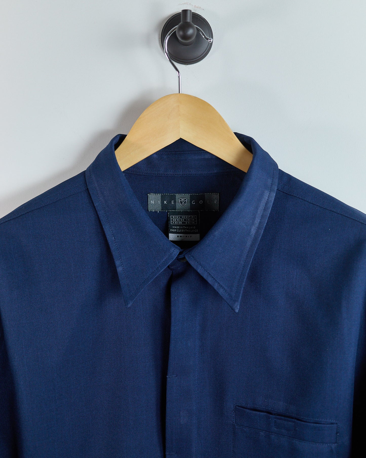 80s to early 90s Nike Golf Blue Polo Shirt (L)