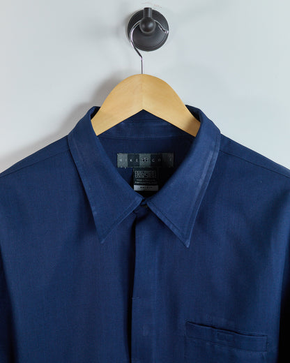 80s to early 90s Nike Golf Blue Polo Shirt (L)