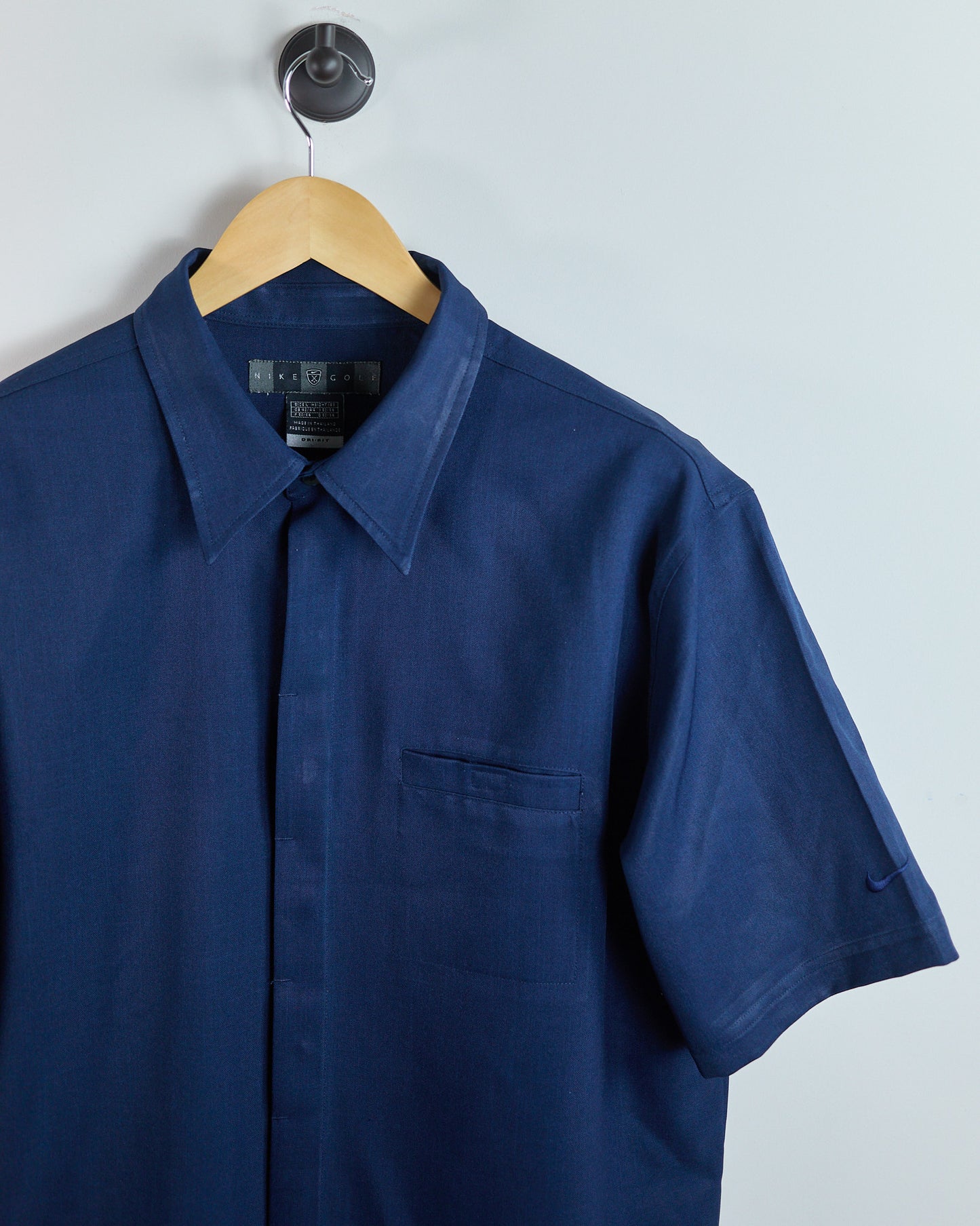 80s to early 90s Nike Golf Blue Polo Shirt (L)