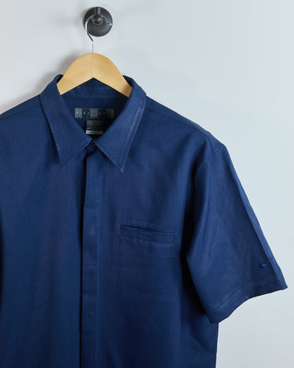 80s to early 90s Nike Golf Blue Polo Shirt (L)