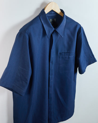 80s to early 90s Nike Golf Blue Polo Shirt (L)