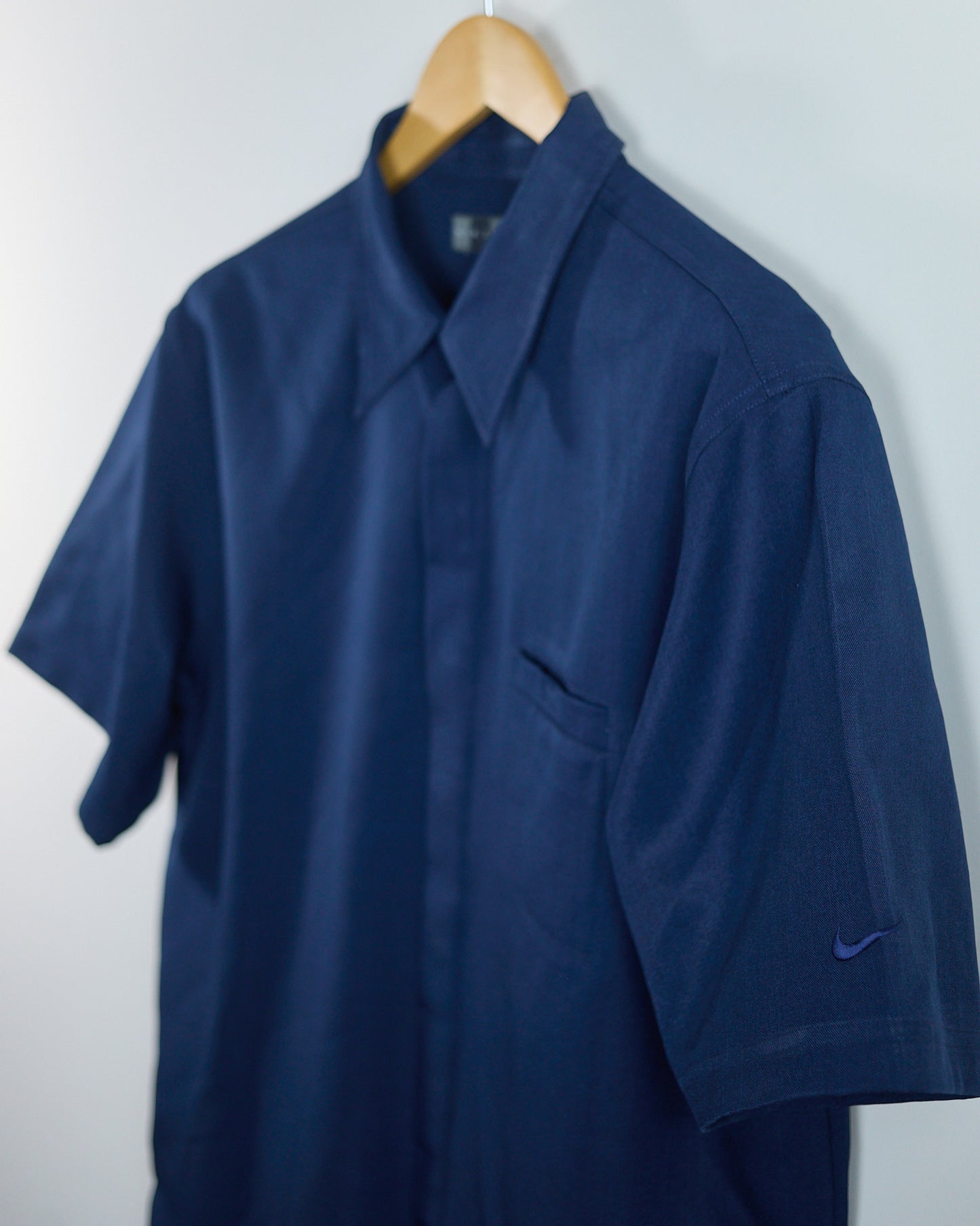 80s to early 90s Nike Golf Blue Polo Shirt (L)