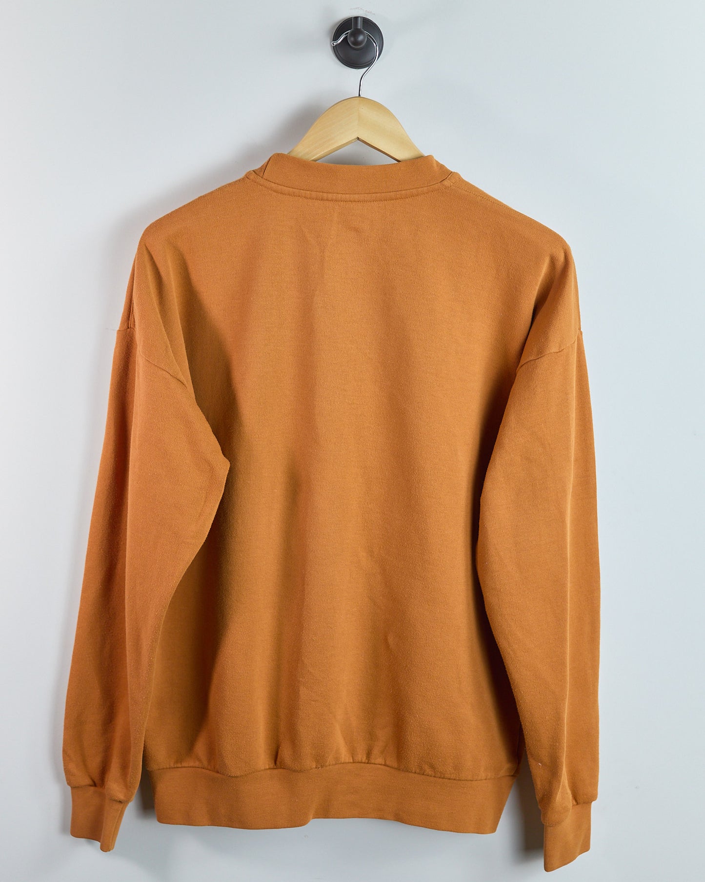 80s to 90s Adidas Golf Orange/Blue Crew Neck Jumper (M)