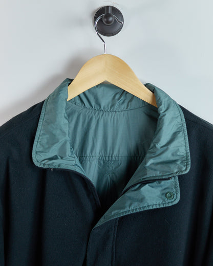 90s Nike Golf Sage/Green Half Zip Reversible Fleece & Windbreaker (L)
