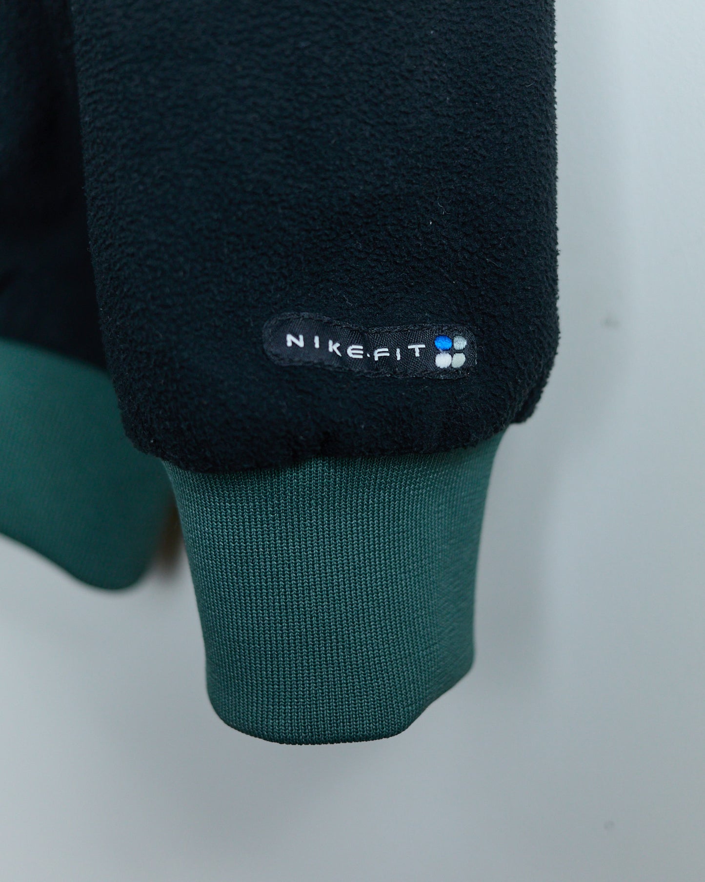 90s Nike Golf Sage/Green Half Zip Reversible Fleece & Windbreaker (L)