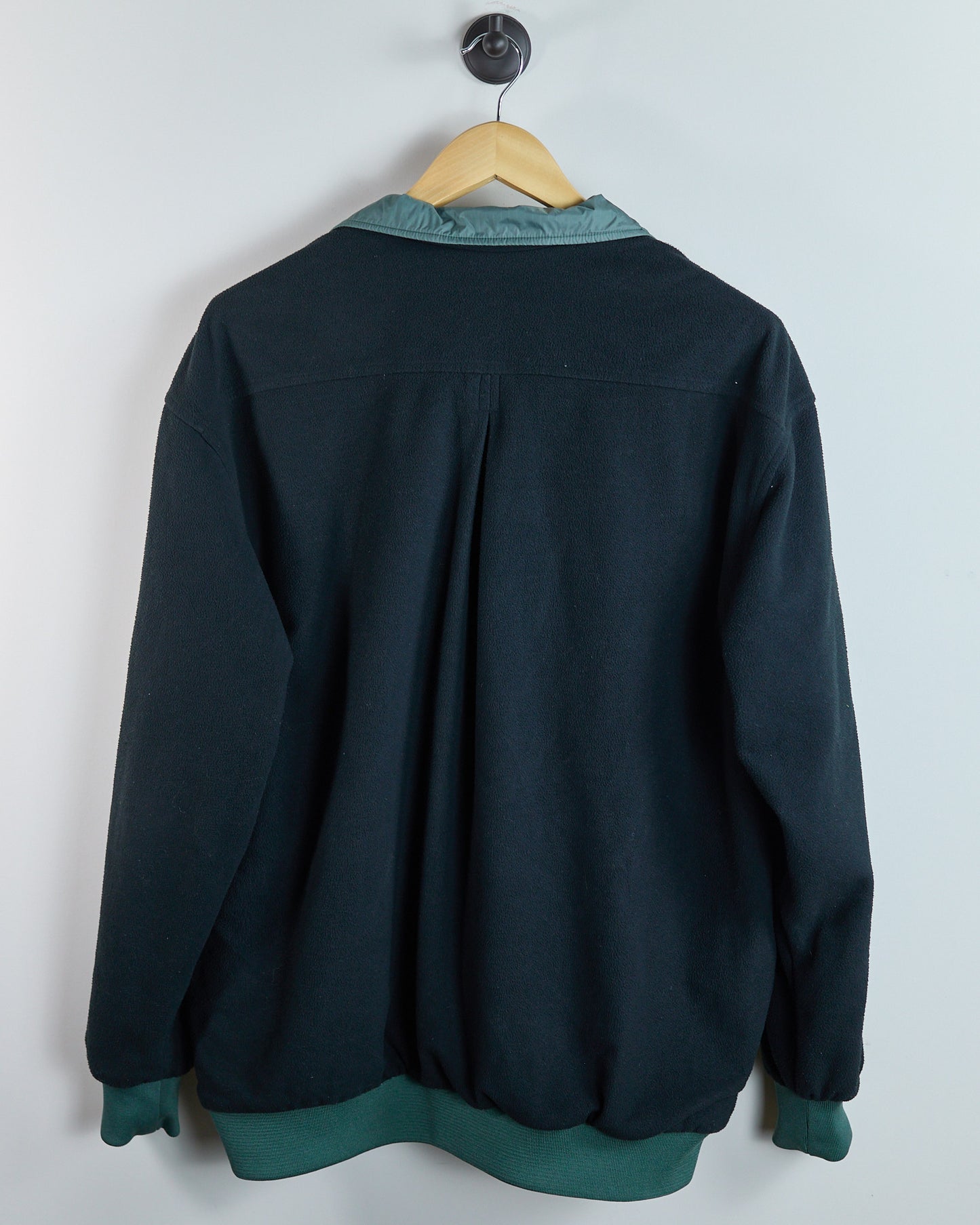 90s Nike Golf Sage/Green Half Zip Reversible Fleece & Windbreaker (L)