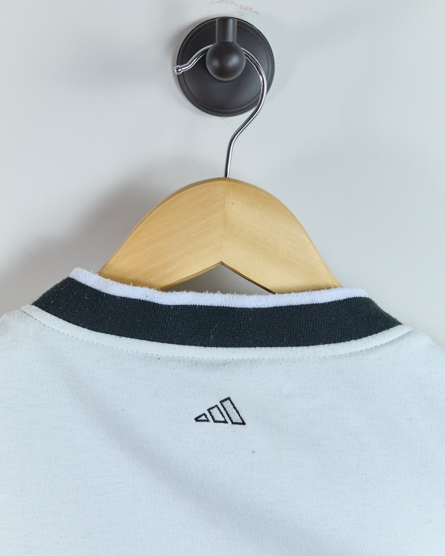 90s Adidas Golf White V Neck Windbreaker and Cotton Reversible Vest (M)