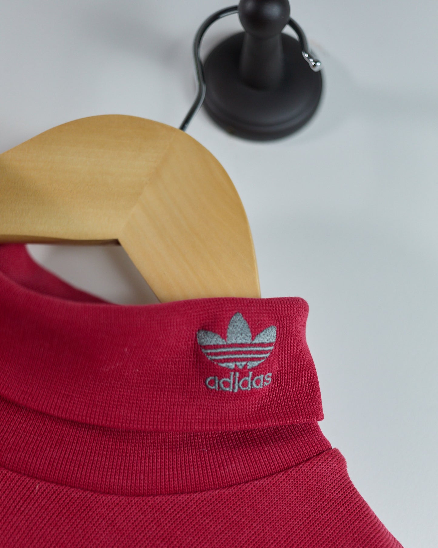 90s Adidas Golf Dark Red Long Sleeve Turtle Neck (M)