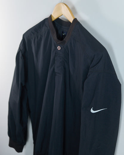 90s Nike Golf Black Windbreaker (M)