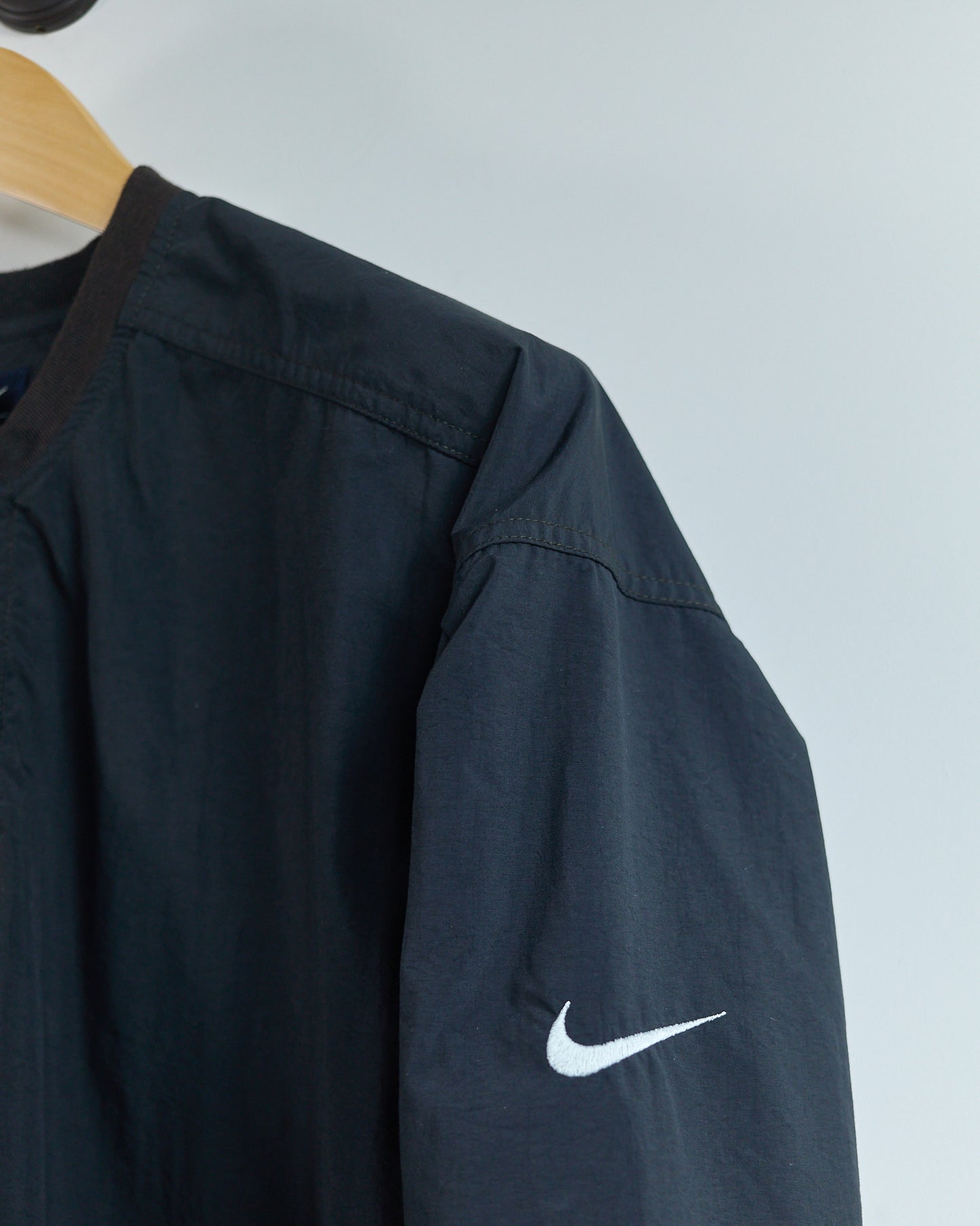 90s Nike Golf Black Windbreaker (M)