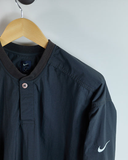 90s Nike Golf Black Windbreaker (M)