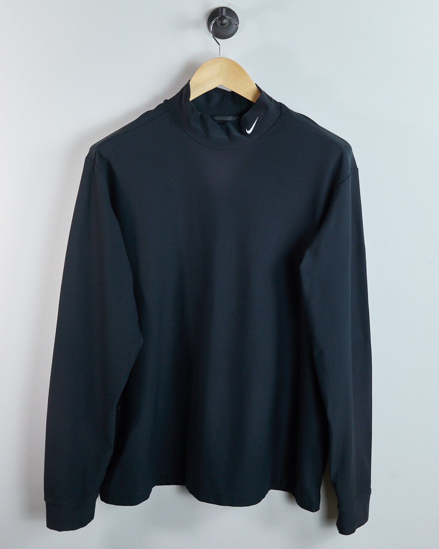 90s Nike Golf Black Long Sleeve Mock Neck (M)