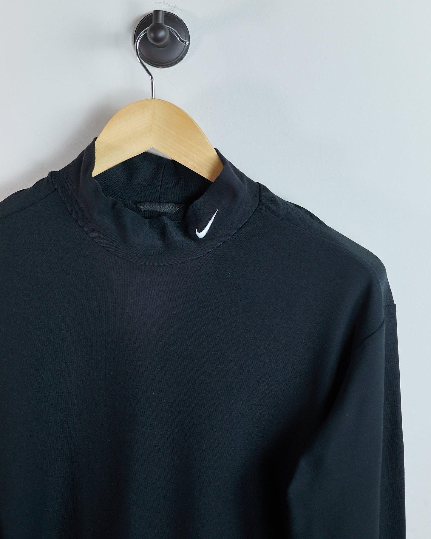 90s Nike Golf Black Long Sleeve Mock Neck (M)