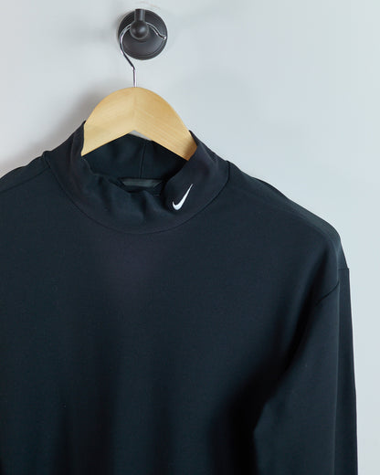 90s Nike Golf Black Long Sleeve Mock Neck (M)