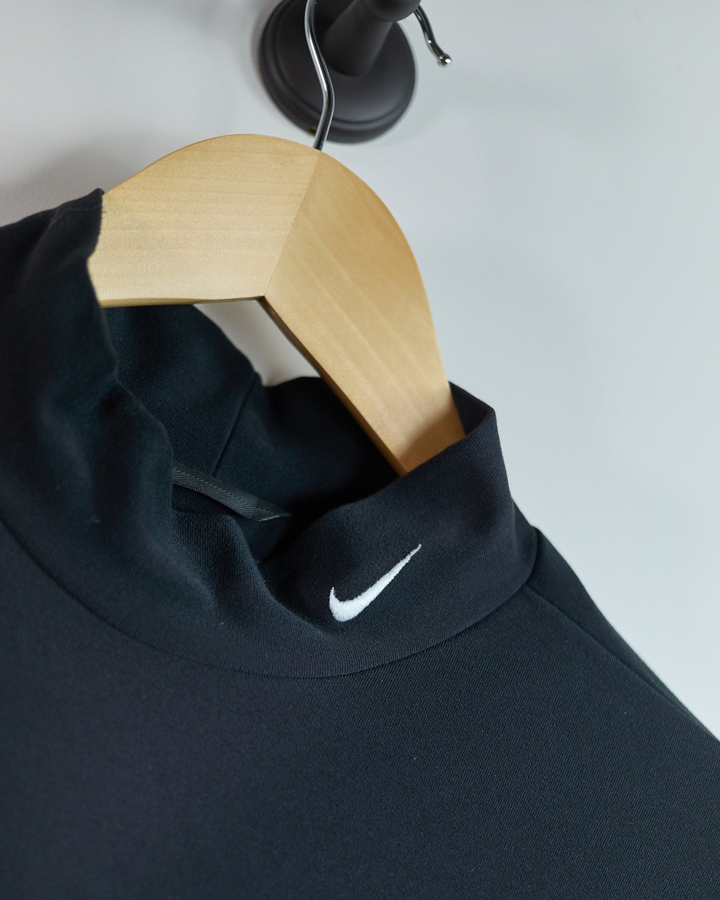 90s Nike Golf Black Long Sleeve Mock Neck (M)