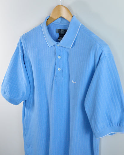 90s Nike Golf Blue Polo (L)