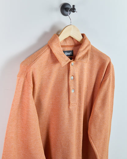 90s Ashworth Knit Long Sleeve Polo/Jumper (L)