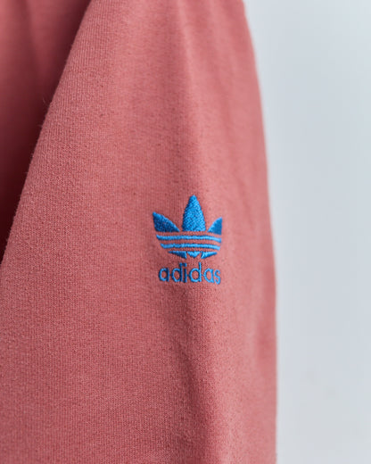80s Adidas Golf Peach V Neck Crew Neck Jumper (M)