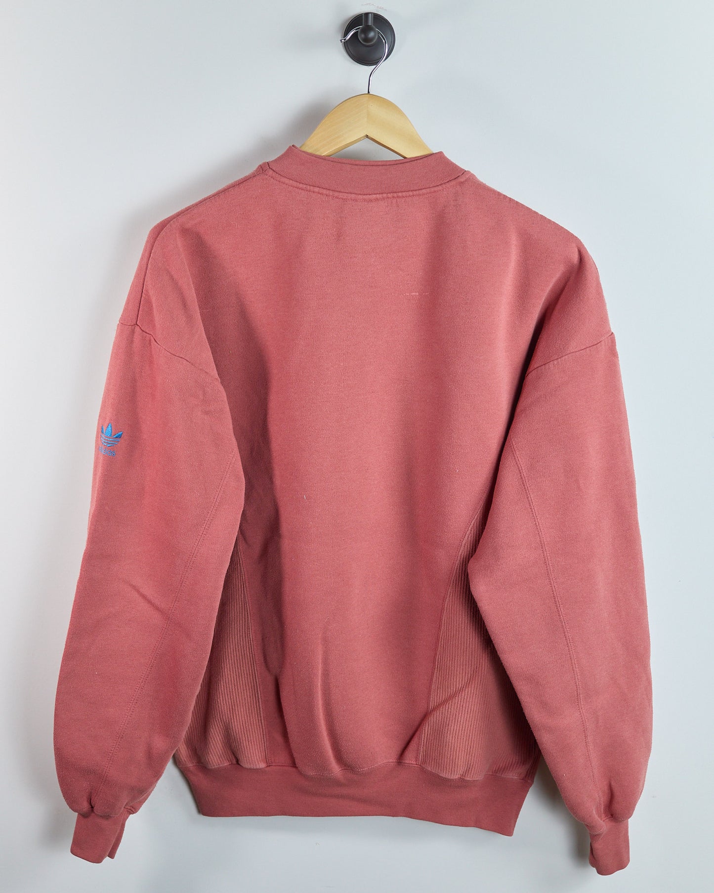 80s Adidas Golf Peach V Neck Crew Neck Jumper (M)