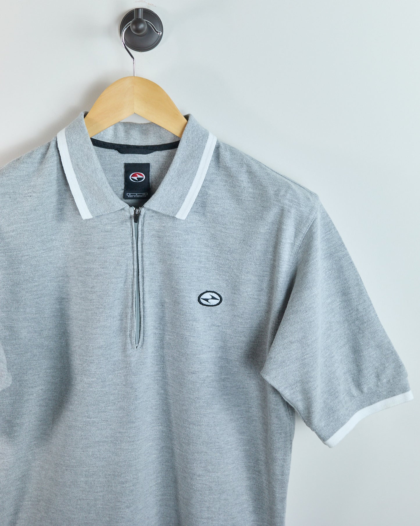 90s to early 00s Nike Golf Grey Quarter Zip Polo (S)