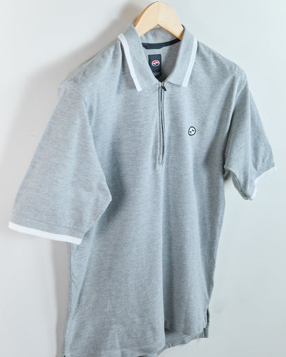 90s to early 00s Nike Golf Grey Quarter Zip Polo (S)
