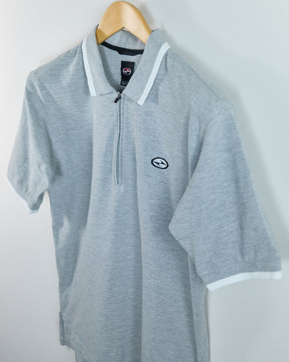 90s to early 00s Nike Golf Grey Quarter Zip Polo (S)