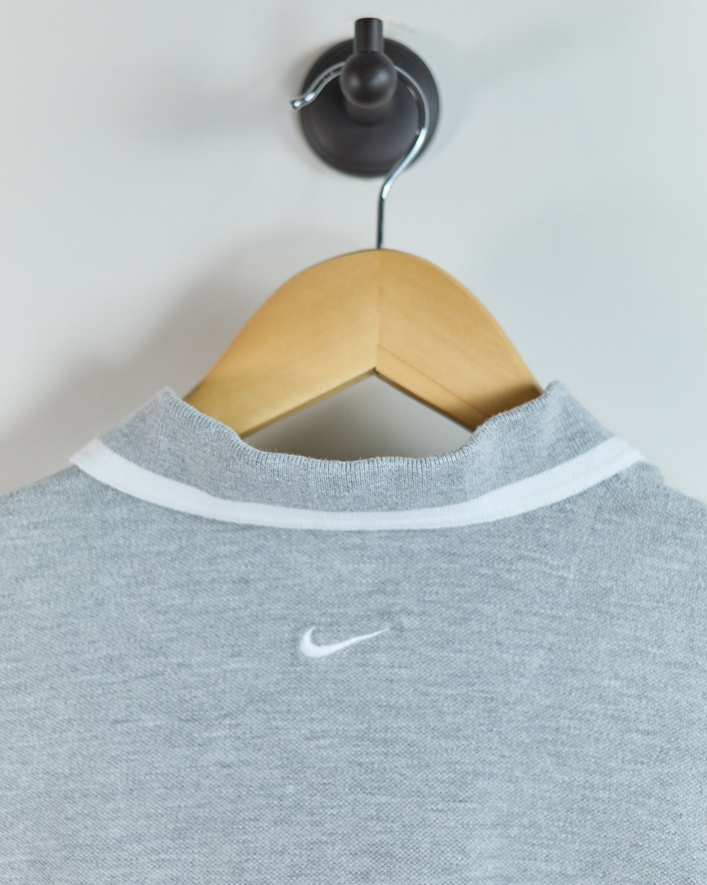 90s to early 00s Nike Golf Grey Quarter Zip Polo (S)