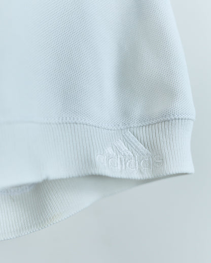 90s Adidas Golf White/Black Polo (M)