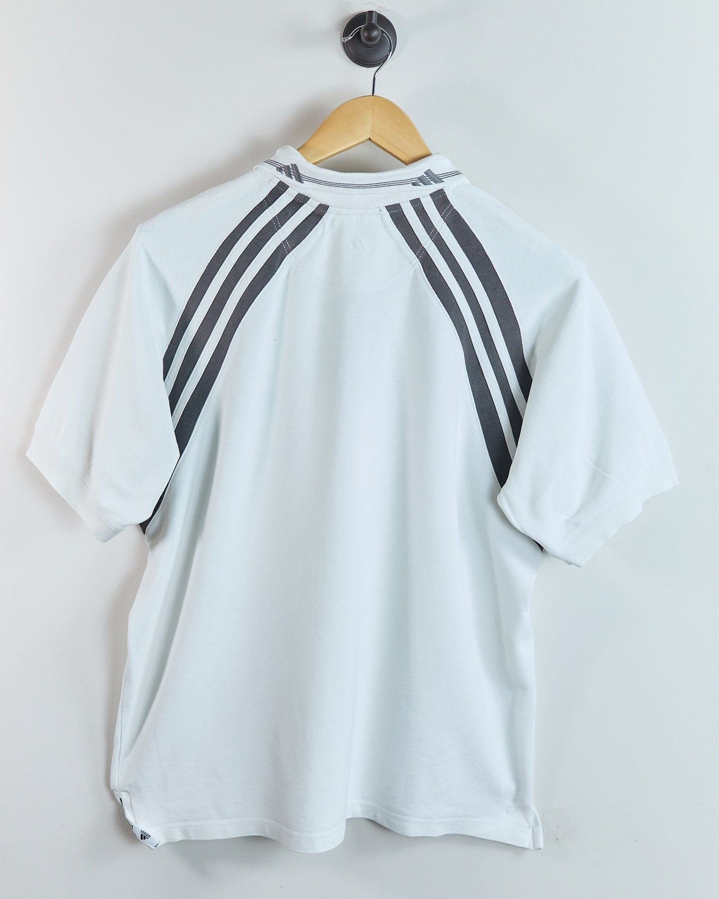 90s Adidas Golf White/Black Polo (M)