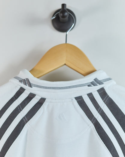 90s Adidas Golf White/Black Polo (M)