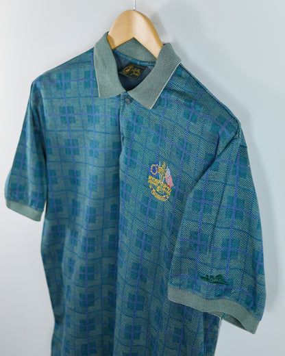 90s Bobby Jones Teal/Blue 1997 Ryder Cup Valderrama Polo (M)