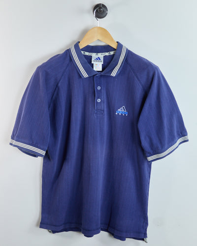 90s Adidas Golf Blue Polo (L)