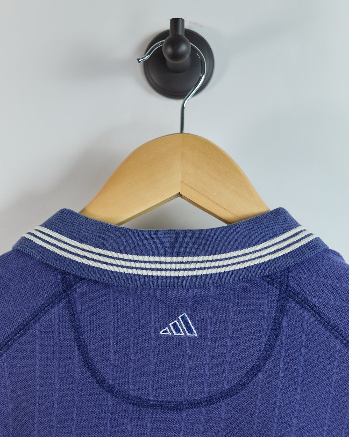 90s Adidas Golf Blue Polo (L)