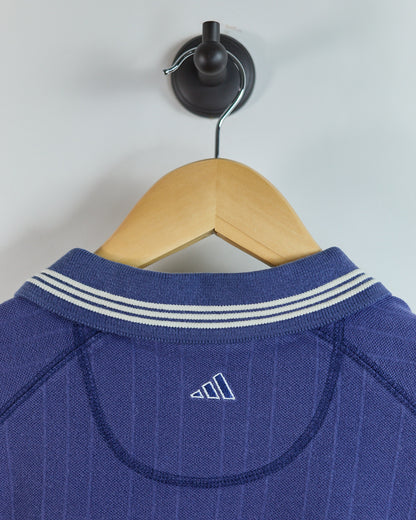 90s Adidas Golf Blue Polo (L)