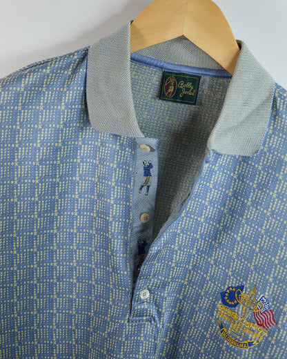90s Bobby Jones Blue/Gold 1997 Ryder Cup Valderrama Polo (XL)