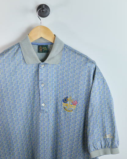90s Bobby Jones Blue/Gold 1997 Ryder Cup Valderrama Polo (XL)